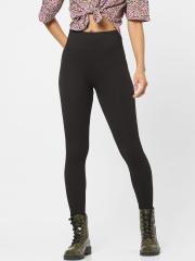 ONLY Women Black Solid Leggings