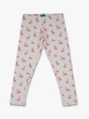 United Colors of Benetton Girls Off-White Printed Leggings