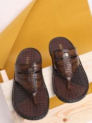 Buckaroo Men Tan Leather Comfort Sandals