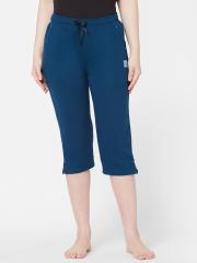 Sweet Dreams Women Navy Blue Solid Capris