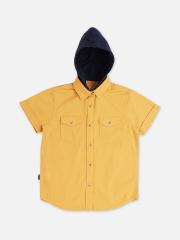 Pepe Jeans Boys Yellow Casual Shirt