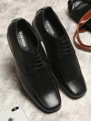 Teakwood Leathers Men Black Solid Formal Shoes