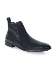 Ferraiolo Men Black Solid Chelsea Boots