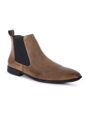 Ferraiolo Men Tan Chelsea Boots