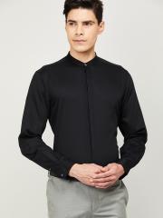 CODE by Lifestyle Men Black Cotton Formal Shirt