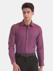 Arrow Men Purple Formal Shirt