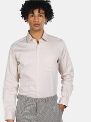 Arrow Men Beige Formal Shirt