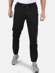 Monte Carlo Men Black Solid Joggers