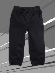 Allen Solly Junior Boys Navy Blue Solid Joggers