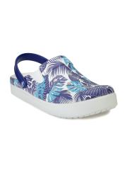 Crocs Citilane  Men Blue  White Printed Clogs