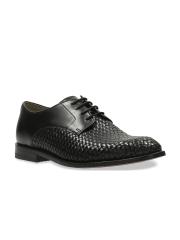 Clarks Men Black Leather Formal Shoes