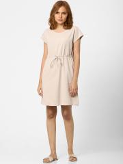 Vero Moda Women Grey Solid Dress