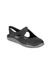 Crocs Swiftwater  Women Black Solid Flip Flops