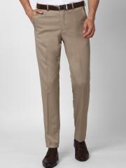 Van Heusen Men Brown Formal Trousers