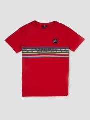 Gini and Jony Boys Red Printed T-shirt