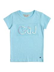 Gini and Jony Girls Blue Printed Top