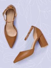 Allen Solly Women Brown Solid Pumps