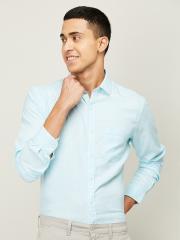 CODE by Lifestyle Men Blue Standard Casual Shirt