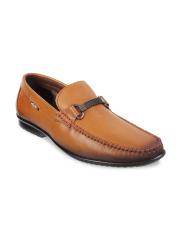 Mochi Men Tan Leather Loafers