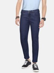 YK Boys Blue Solid Stretchable Jeans