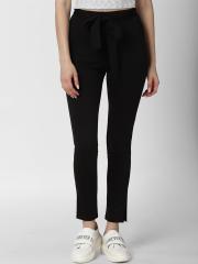 FOREVER 21 Women Black Solid Leggings