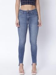 GUESS Women Blue Light Fade Jeans