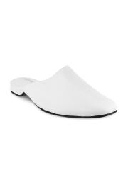 Metro Men White Leather Sandals