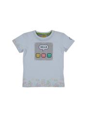 Gini and Jony Boys Grey Printed T-shirt