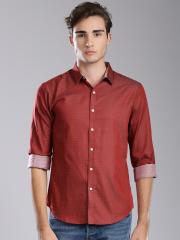 Levis Men Maroon Casual Shirt