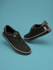 U S Polo Assn Men Black Sneakers