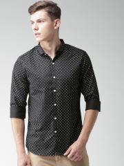 Levis Men Black Printed Casual Shirt