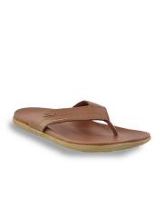 Buckaroo Men Tan Leather Comfort Sandals