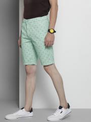 The Indian Garage Co Men Green Printed Shorts