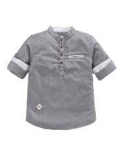 TONYBOY Boys Grey Premium Casual Shirt