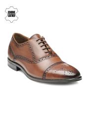 Teakwood Leathers Men Brown Leather Formal Shoes