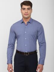 Peter England Men Blue Formal Shirt