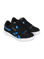 Reebok Classic Men Black Colourblocked Sneakers