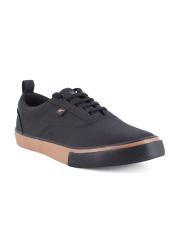 Sparx Men Black Sneakers