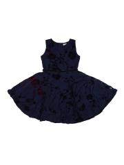 Gini and Jony Girls Navy Blue Dress