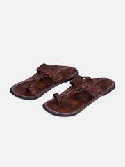 PANAHI Men Brown Comfort Sandals