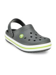 Crocs Crocband  Boys Charcoal Grey Clogs