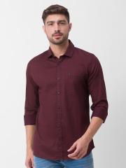 SPYKAR Men Red Casual Shirt