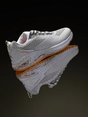 Action Men White Mesh Running Shoes