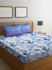 BOMBAY DYEING Unisex Blue Bedsheets