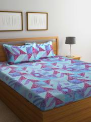 BOMBAY DYEING Unisex Blue Bedsheets