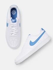 Nike Men White Perforated Sneakers