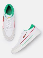 Nike Men White Solid Sneakers