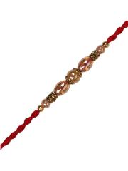 Arendelle Men Red Shinning Beads Rakhi