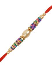 Arendelle Men Red    Beads Rakhi