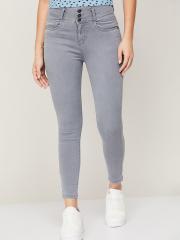 Fame Forever by Lifestyle Women Grey Skinny Fit Jeans